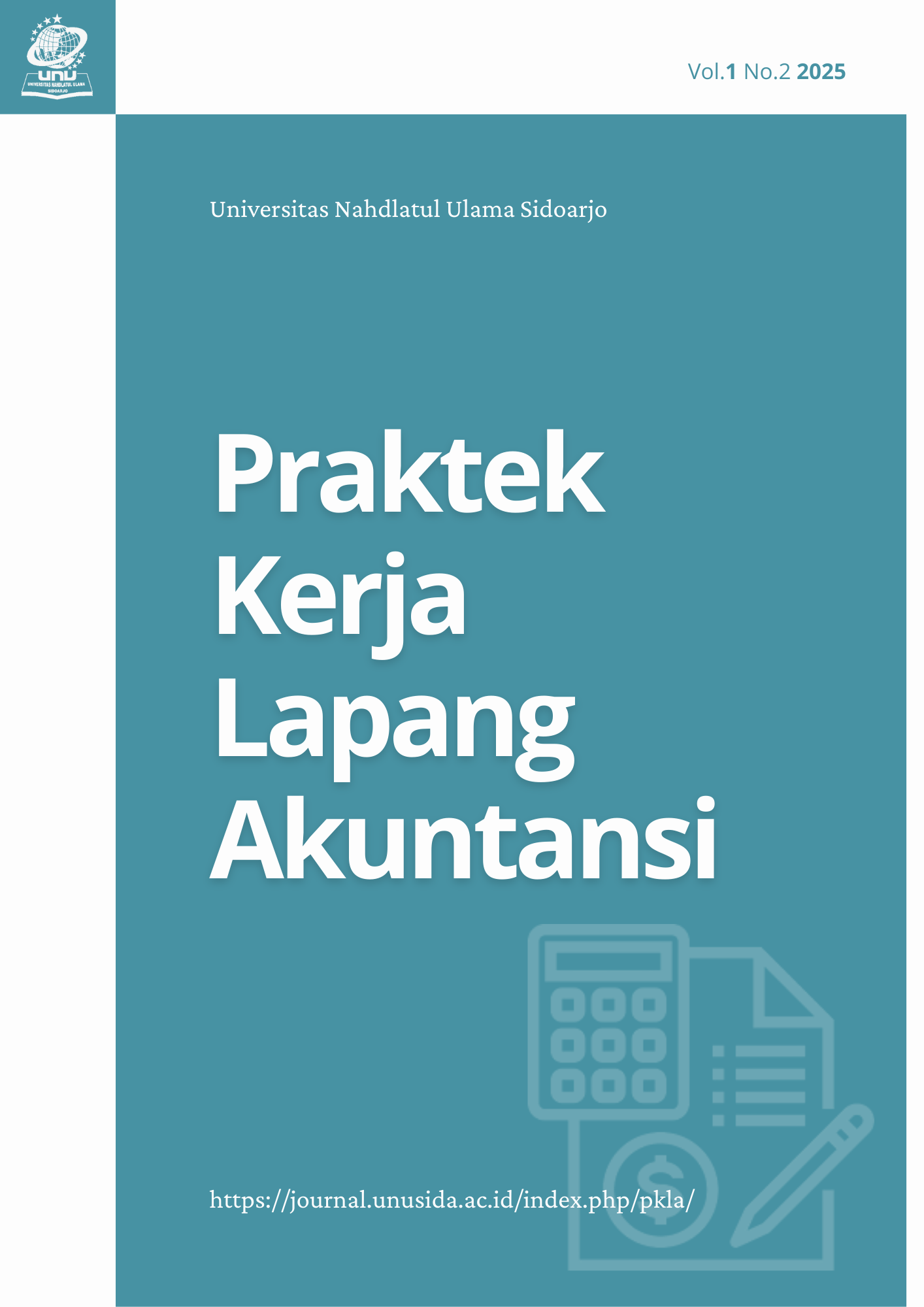 					View Vol. 1 No. 2 (2025): Praktek Kerja Lapang Akuntansi
				